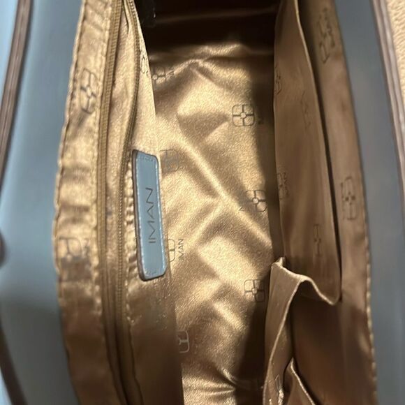 IMAN GLOBAL CHIC CONVERTIBLE FLAP SATCHEL - Picture 3 of 7